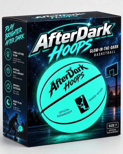 AfterDark Hoops Glow In The Dark Basketball - My Store