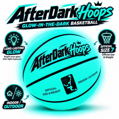 AfterDark Hoops Glow In The Dark Basketball - My Store