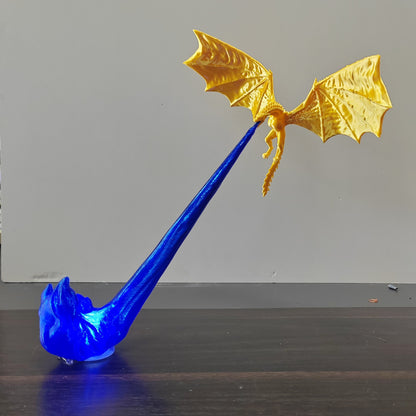 Dragon Flame Book Nook Decor
