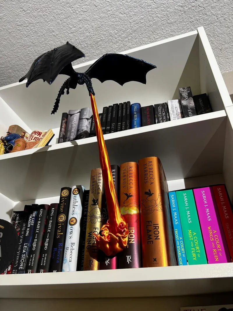EmberWing Dragon Flame Book Nook - My Store