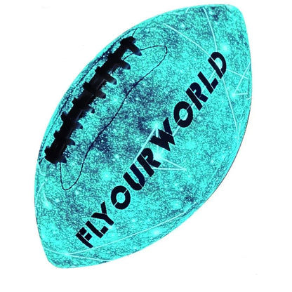Glow-in-the-Dark American Football - Size 9 & 6 Luminescent Rugby, PU Material, Official Competition & Training Balls For Night - My Store